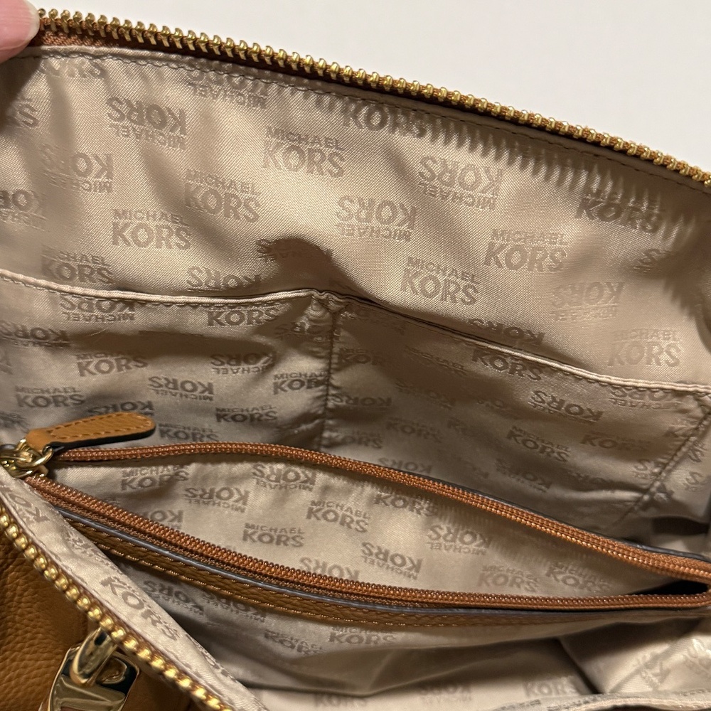 Michael Kors Leather Satchel - Picture 5 of 6